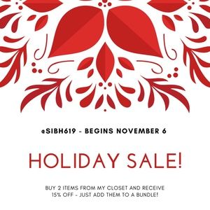 HOLIDAY SALE!